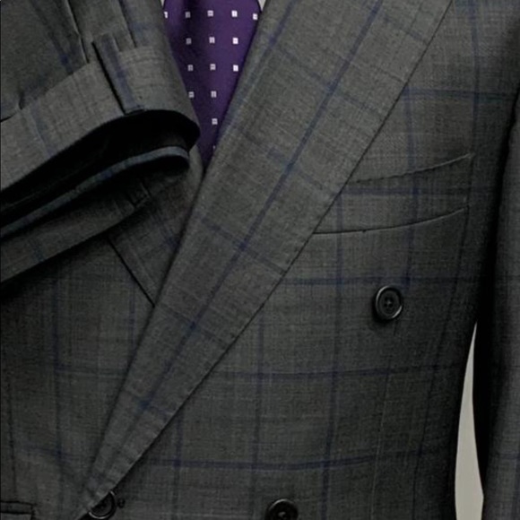 Grey/blue super 150 Cerruti 1881 Neapolitan suit. - Picture 3 of 3
